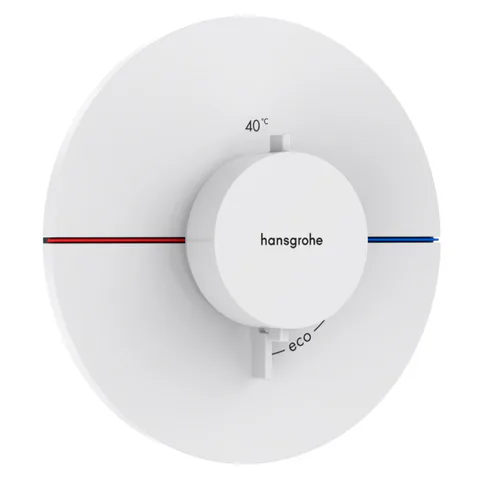 HANSGROHE ShowerSelect Comfort S Термостат с регулировкой напора, скрытый монтаж, белый матовый