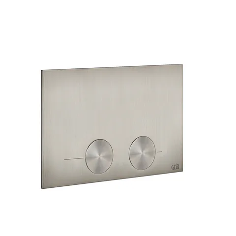 GESSI Клавиша смыва для унитаза, двойная, для систем инсталляций TECE, цвет Steel brushed