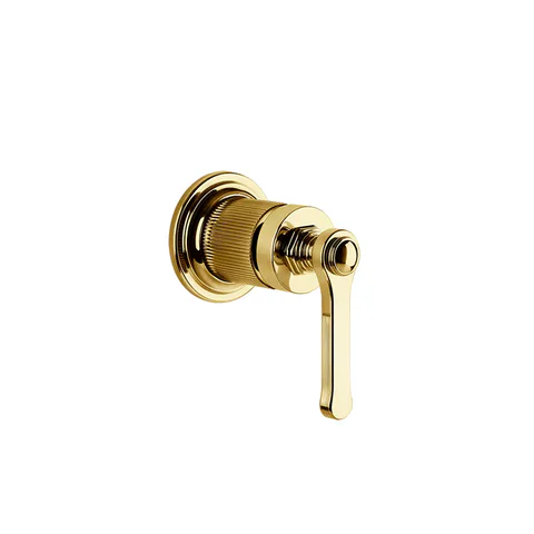 GESSI VENTI20 Смеситель встраиваемый, однорычажный, внешняя часть, цвет Gold PVD