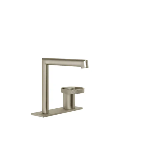 Gessi Anello Смеситель для раковины без донного клапана, с соединительными шлангами, цвет: Finox Br. Nickel