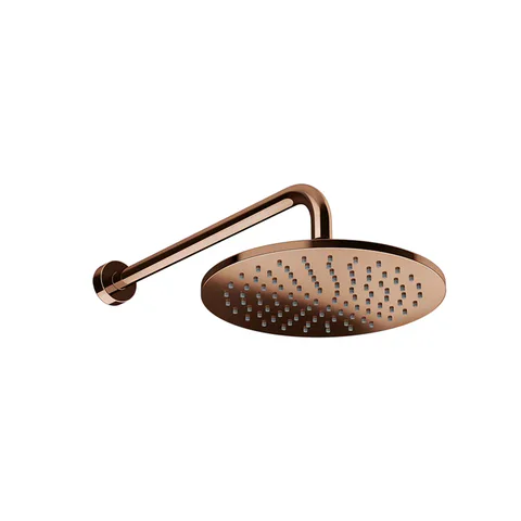 GESSI Origini Верхний душ с кронштейном, настенный ,защитой от известкового налета, цвет Copper PVD