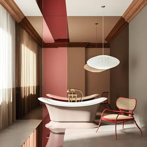 Gruppo Treesse Grand Soleil Ванна 185x85xh75 см. (без гидромассажа, отделка бронза)