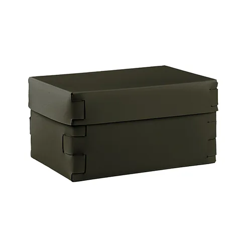 ADJ Коробка Snob, 25x15xH13,5 см., цвет: оливковый/горчичный