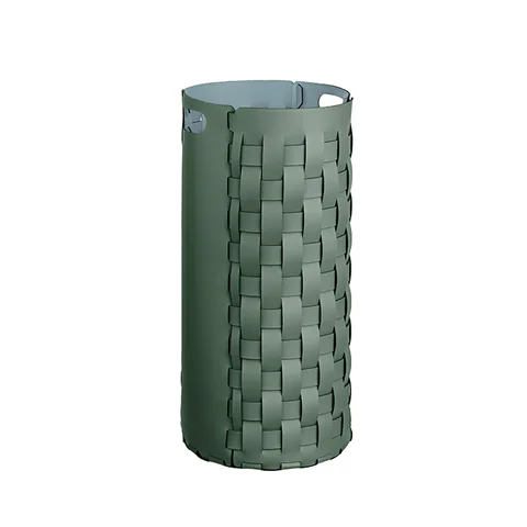 ADJ Круглая корзина для белья, D33x68 см., цвет: эвкалипт/небесный
