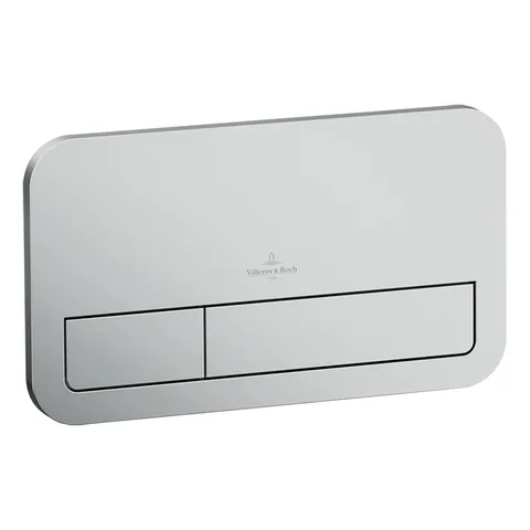 Villeroy&Boch ViConnect Клавиша смыва 253*10*145, цвет-хром матовый