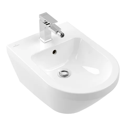 Villeroy&Boch Architectura Биде подвесное 370*530*270, с 1 отв. под смеситель, цвет альпийский белый