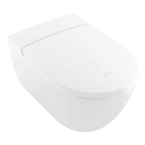 Villeroy&Boch Viclean Унитаз-биде подвесной 385*595*400, CeramicPlus, цвет-альпийский белый
