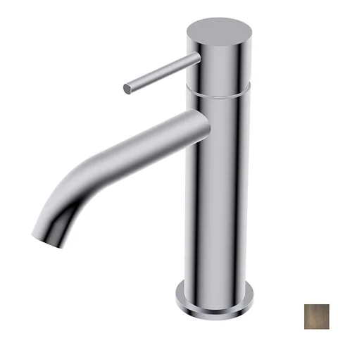 Ritmonio  Diametro35 S Смеситель однорычажный, для раковины, цвет: Brushed Dark Bronze