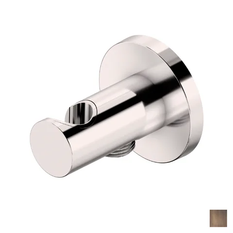 Ritmonio Шланговое соединение с держателем лейки из латуни, цвет: Brushed Dark Bronze