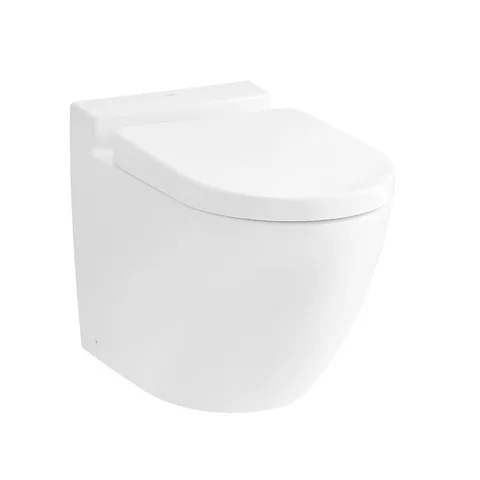 TOTO NC Унитаз 380x630x483мм, приставной, без сиденья, безободковый, Tornado Flush, CeFiONtect, цвет: белый глянец