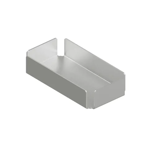 QuadroDesign Аксессуары QA1902AS Поднос 253х128хh53мм, цвет Brushed Stainless Steel