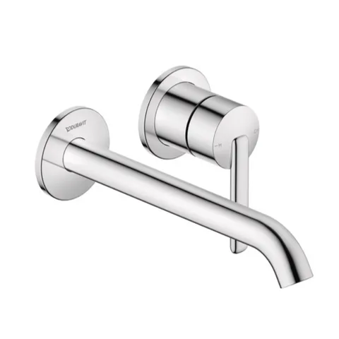 Duravit Balcoon Смеситель для раковины из стены, Minus Flow, излив 232 мм, цвет: хром  (Спеццена)