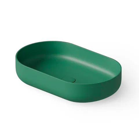 DEA DESIGN Раковина настольная 550х340хh120 мм, цвет classic green
