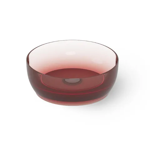 DEA DESIGN Раковина настольная d400хh140 мм, цвет pomegranate