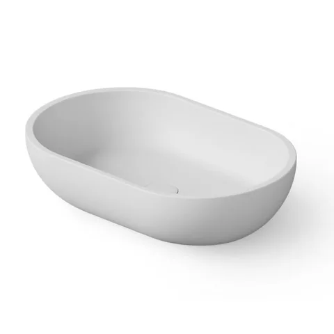 DEA DESIGN Раковина настольная 580х380хh140 мм, цвет белый матовый