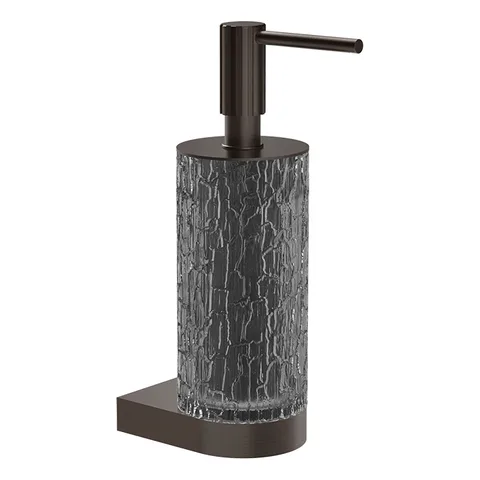 GESSI INCASTRI ACCESSORIES  Дозатор  подвесной   цвет: Black Metal Br. PVD /Light Smoke
