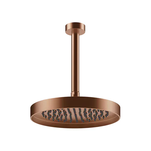 GESSI INCASTRI Верхний душ потолочный  250мм, с кронштейном 249 мм,  цвет: Copper Br. PVD