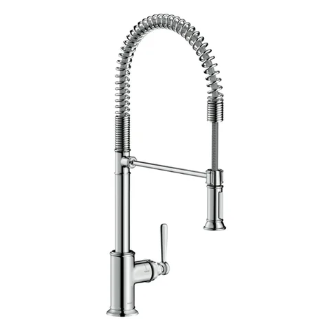 AX Montreux Кухонный смеситель, однорычажный, 210, Semi-Pro, Eco, нерж. сталь