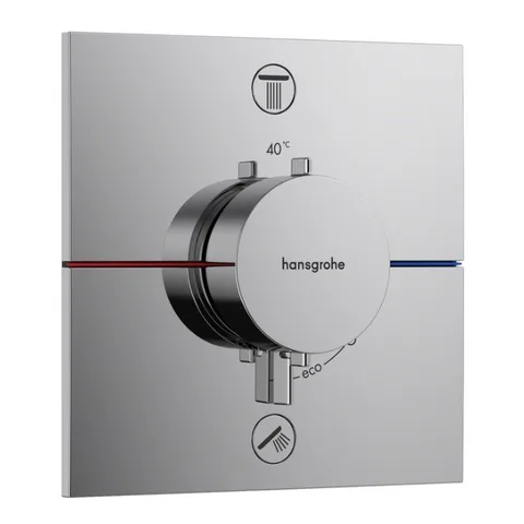 HG ShowerSelect Comfort E Термостат для 2 потребителей, скрытый монтаж,  хром