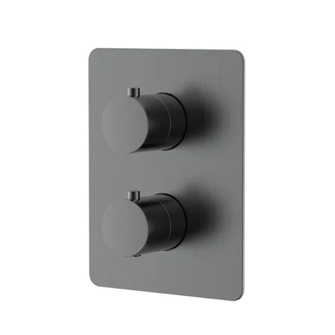 NEMO NM-2359BGM Термостатический встраиваемый смеситель для душа из стены на 3 потребителя, BRUSH GU