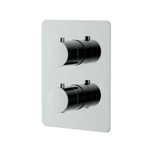 NEMO NM-2358CR Термостатический встраиваемый смеситель для душа из стены на 2 потребителя CHROME PL