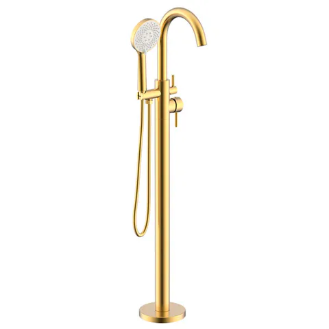 NEMO NM-2354BG Напольный смеситель для ванны BRUSH GOLD