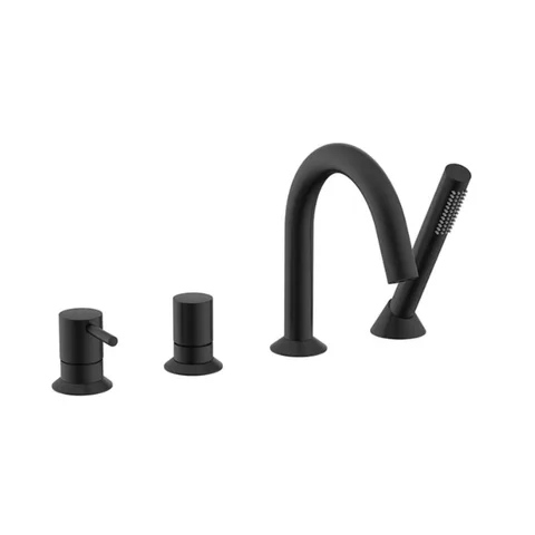 NEMO NM-2352MB Смеситель на борт ванны MATTE BLACK