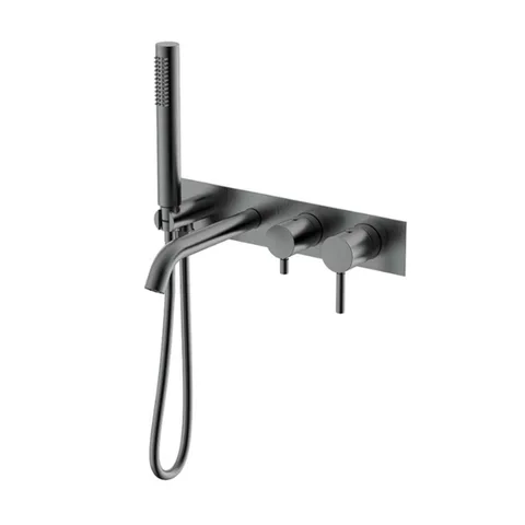 NEMO NM-2353BGM Смеситель встраиваемый для ванны BRUSH GUN METAL