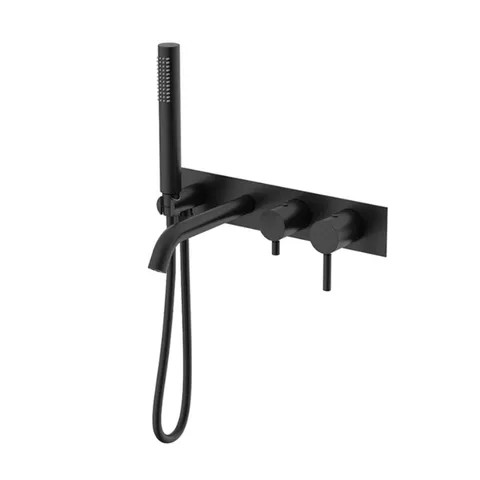 NEMO NM-2353MB Смеситель из стены для ванны MATTE BLACK