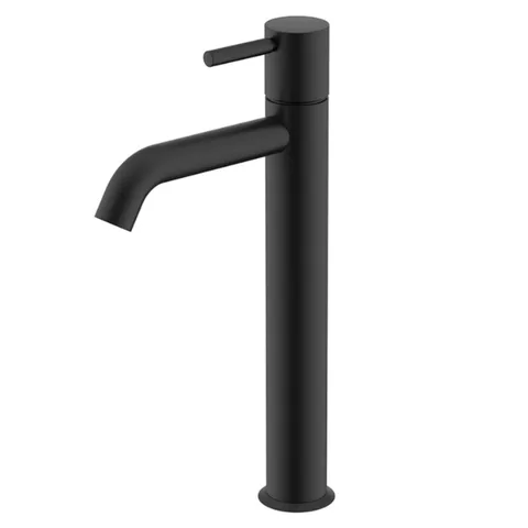 NEMO NM-2312MB Смеситель для раковины с донным клапаном MATTE BLACK