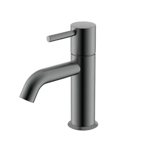 NEMO NM-2311BGM Смеситель для раковины с донным клапаном BRUSH GUN METAL