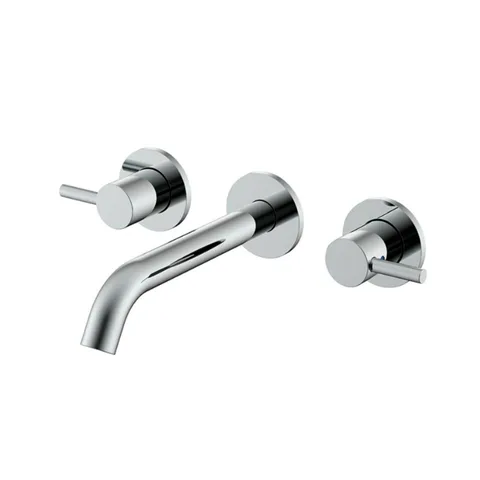 NEMO NM-2316CR Смеситель из стены для раковины с донным клапаном CHROME PLATED
