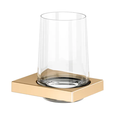 Keuco EDITION 11 Стакан подвесной хрустальный, скрытый крепеж в к-те цвет: brushed brass