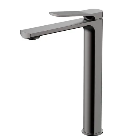 NEMO NM-1312-BGM Смеситель для раковины с донным клапаном BRUSH GUN METAL (БРАШИРОВАННЫЙ АНТРАЦИТ)