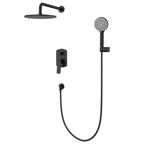 NEMO NM-1352-MB Душевой набор Настенный смеситель для душа(скрытый монтаж) на 2 потока