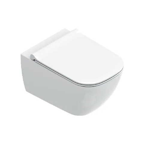 Catalano ELICE Унитаз подвесной 54x36, безободковый, смыв Tornado, покрытие Cataglaze+, без крепежа, цвет белый глянцевый (NEW 2026)