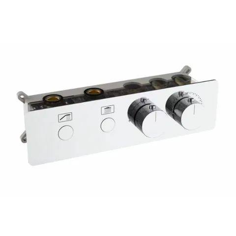 NEMO NM-8051CR Термостатический встраиваемый смеситель для душа из стены на 2 потребителя CHROME PL