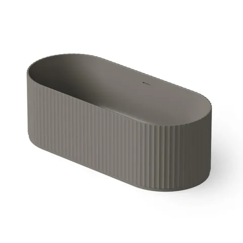 DEA DESIGN Stripes Ванна отдельностоящая 170x72xh56 см, материал: Solid Surface искуственный камень, цвет: Grey №3