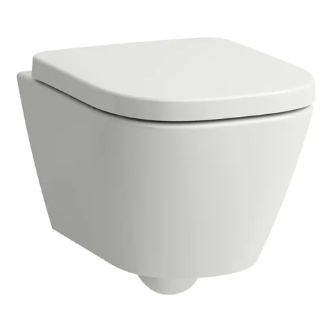 Laufen MEDA Унитаз подвесной 490x360x355 мм, безободковый, смыв Tornado, цвет: белый глянцевый