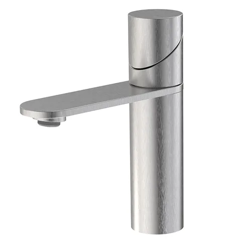 Fima Carlo Frattini SLIDE  Смеситель для раковины однорычажный, излив 168 мм , цвет: STAINLESS STEEL