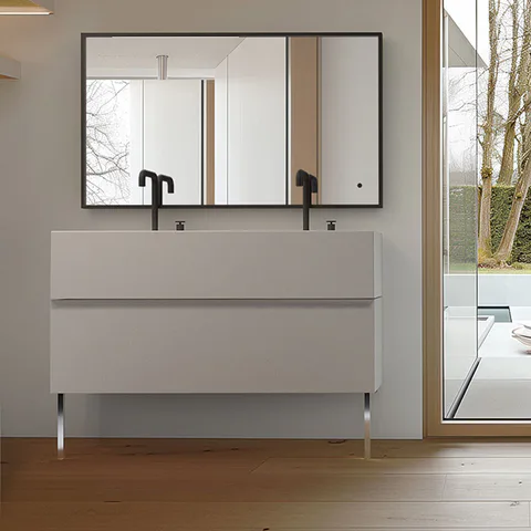 KERASAN KANAAL Тумба  подвесная , 1 ящик, 120х46,5 см, цвет белый матовый