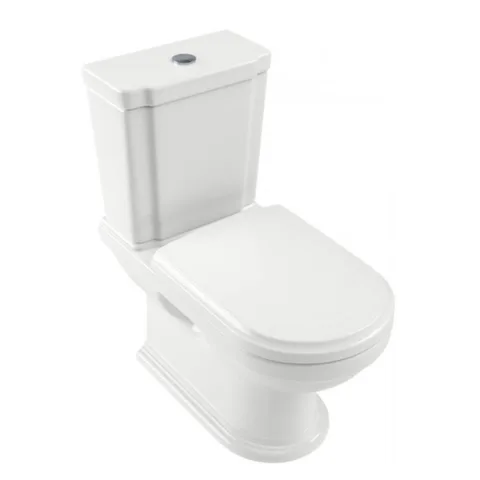 Villeroy&Boch Hommage Унитаз моноблок  370*725*390, крепеж в комплекте, CeramicPlus, цвет: белый