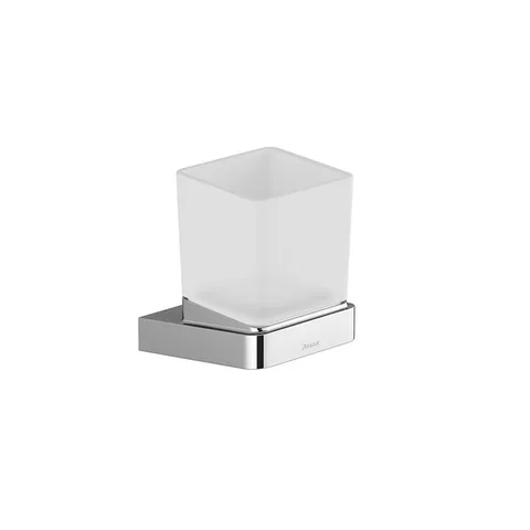 RAVAK 10° Держатель со стаканом (стекло) TD 210.00 хром