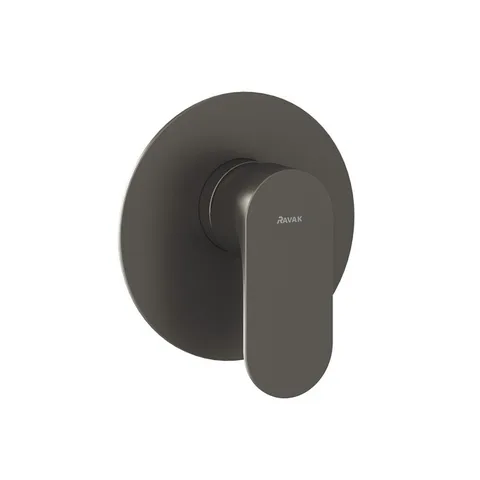 RAVAK Eleganta Смеситель скрытого монтажа без переключателя EL 062.20GB.O1 графит (1 вывод)