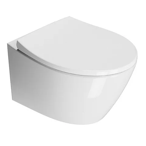 GSI MODO Унитаз подвесной 520x370 мм., безободковый, Swirlflush, с креплением FISR5, белый глянцевый