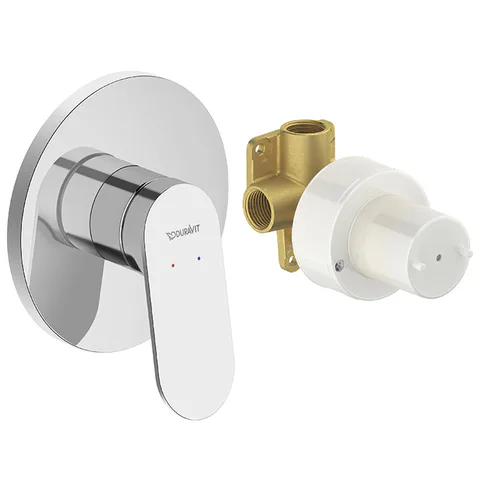 Duravit  Wave Однорычажный смеситель для душа для скрытого монтажа, хром (Спец.цена из наличия)