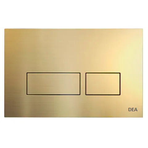 DEA DESIGN Смывная клавиша, цвет золото брашированное