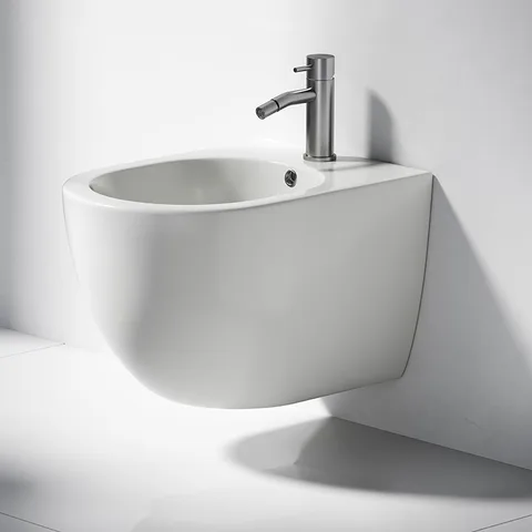 DEA DESIGN Биде подвесное 36х52 см, 1 отверстие, с крепежом, цвет белый глянец