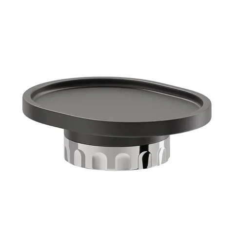 Newform Ionika accessori Настольная мыльница , цвет: black resin chrome
