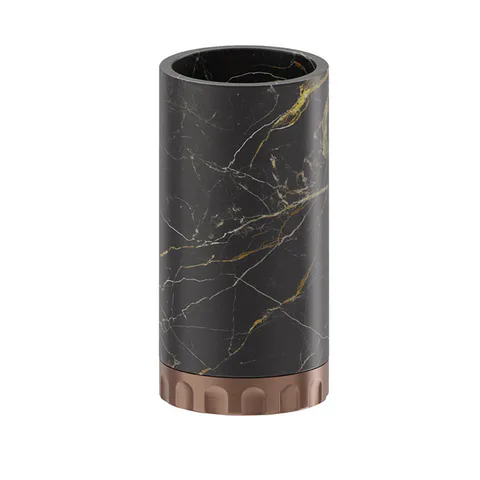 Newform Ionika supreme accessori Настольный стакан  BLACK MARBLE, цвет: PVD brushed copper bronze